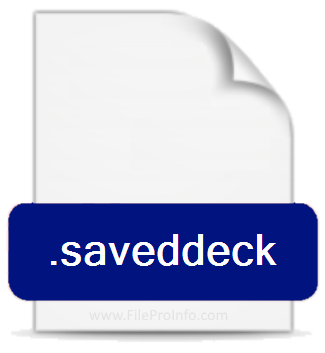 .SAVEDDECK file extension.